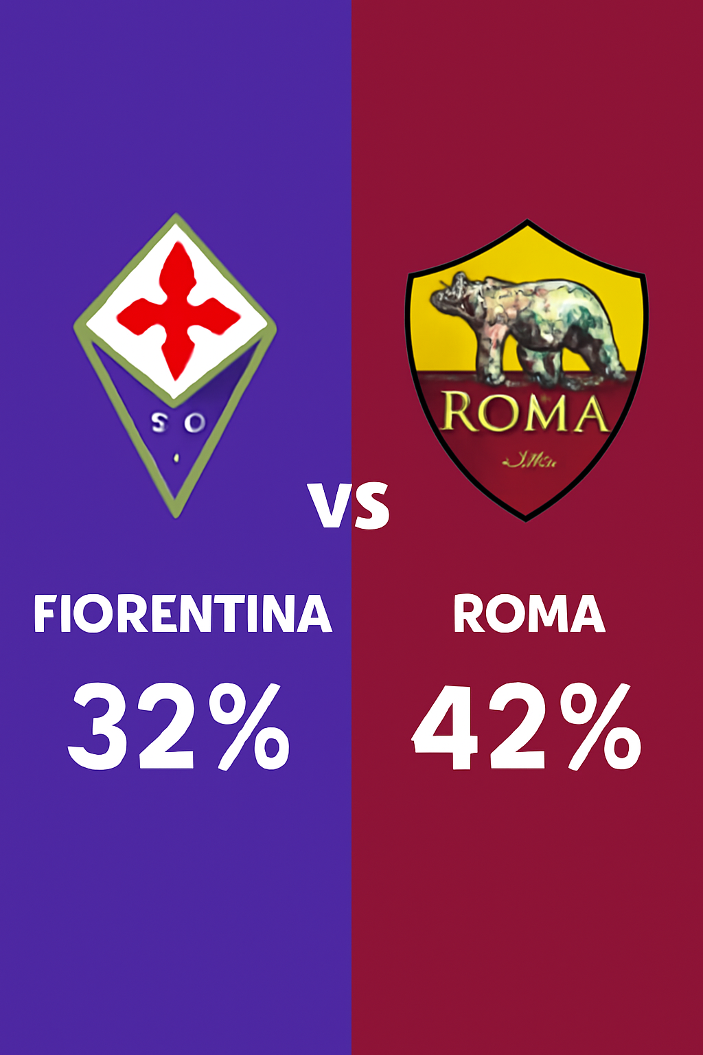 Pronóstico Fiorentina vs Roma - Serie A (05/10/2025)