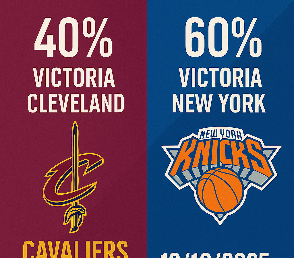 Pronóstico New York Knicks vs Cleveland Cavaliers – NBA 22/10/2025 30 Pronóstico New York Knicks vs Cleveland Cavaliers – NBA 22/10/2025
