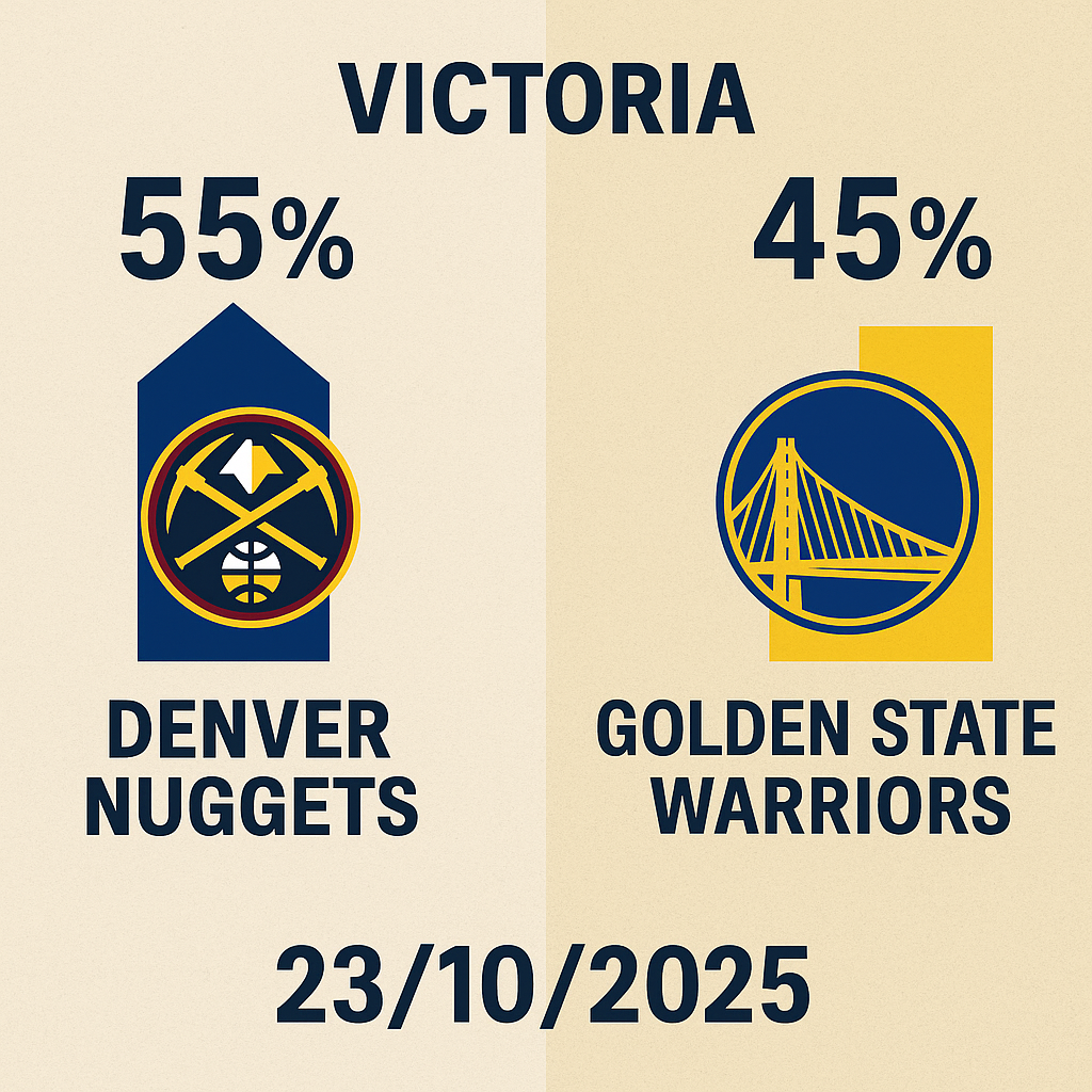 Pronóstico Golden State Warriors vs Denver Nuggets – NBA 23/10/2025 34 Pronóstico Golden State Warriors vs Denver Nuggets – NBA 23/10/2025