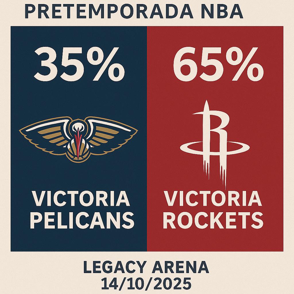 Pronóstico New Orleans Pelicans vs Houston Rockets – Pretemporada NBA