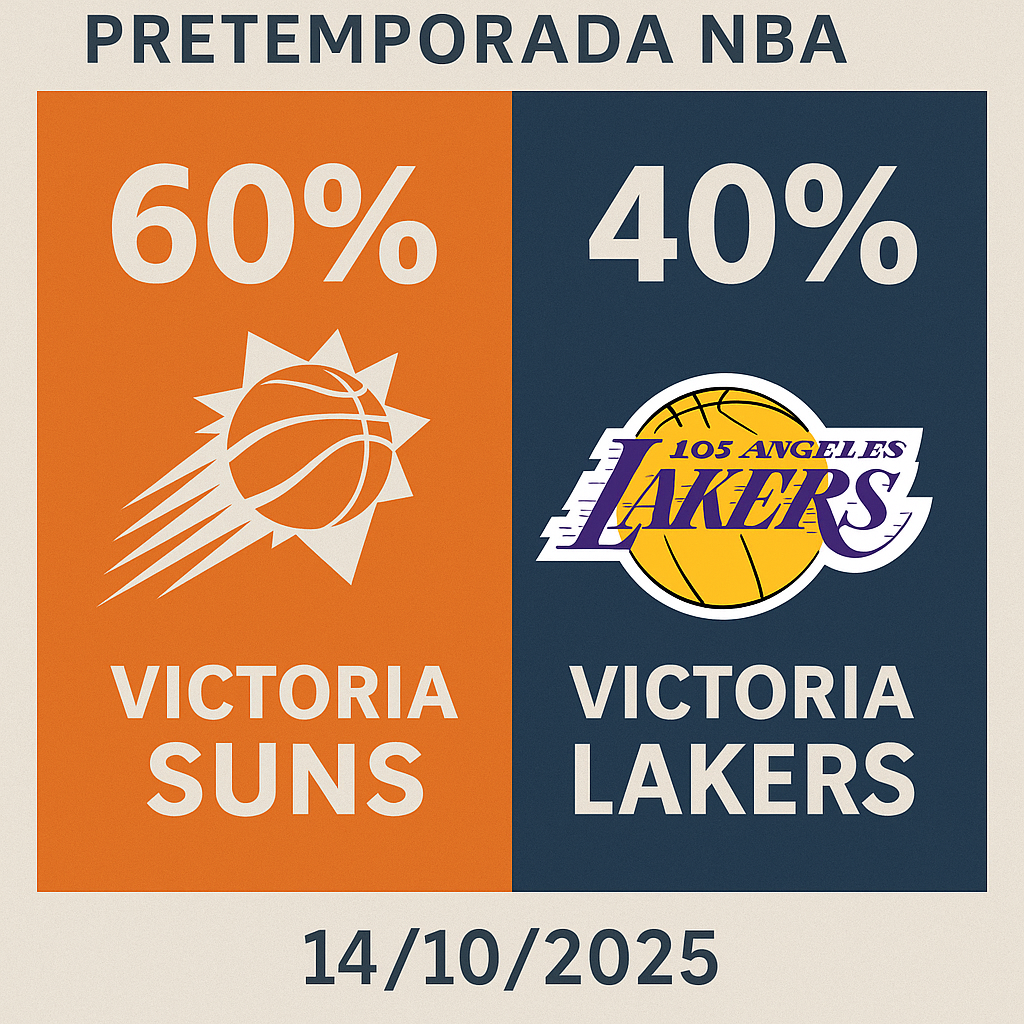 Pronóstico Phoenix Suns vs Los Angeles Lakers – Pretemporada NBA 11 Pronóstico Phoenix Suns vs Los Angeles Lakers