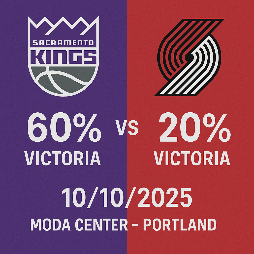 Pronóstico Portland Trail Blazers vs Sacramento Kings – Pretemporada NBA