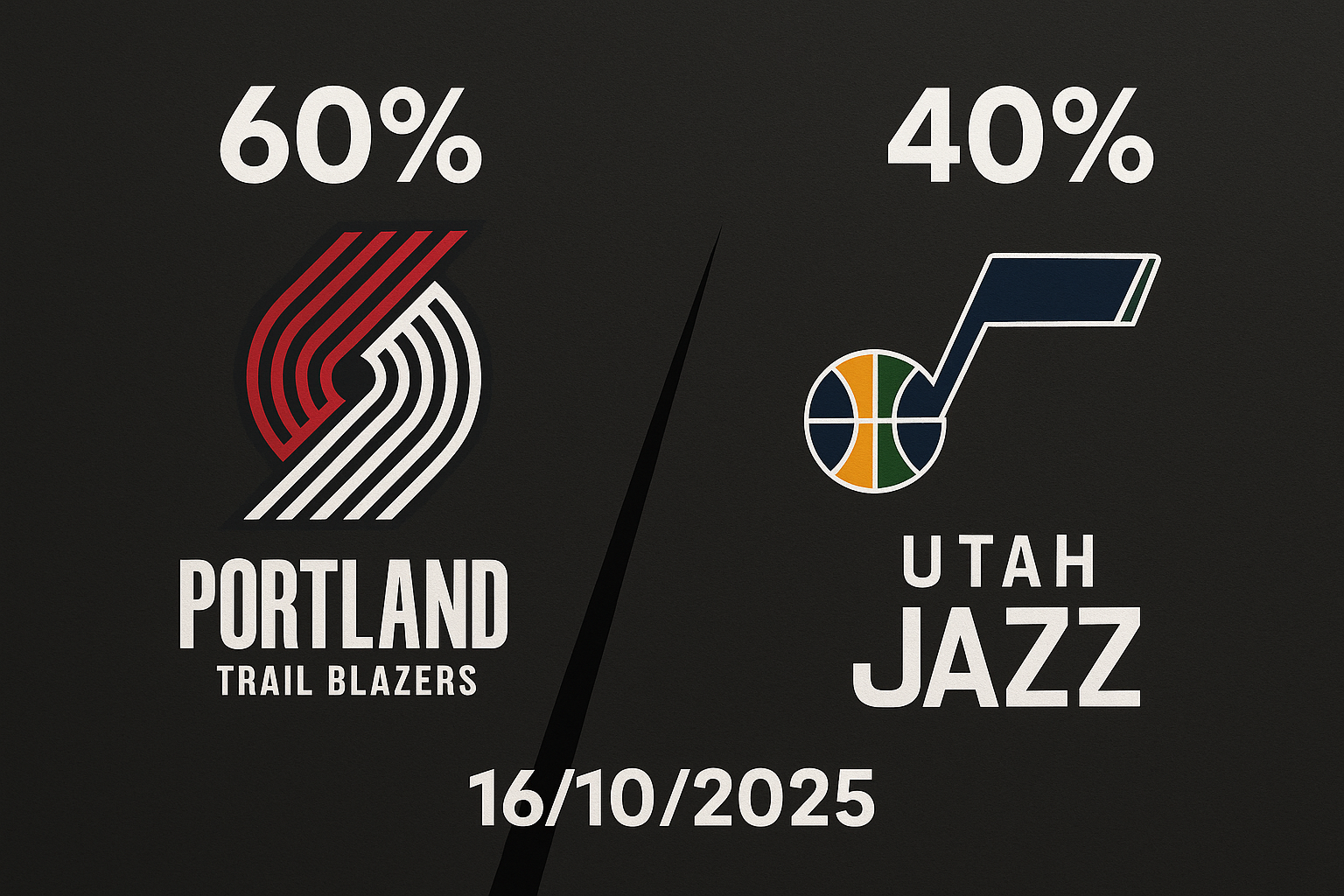 Pronóstico Utah Jazz vs Portland Trail Blazers – NBA 16/10/2025 23 Utah Jazz vs Portland Trail Blazers