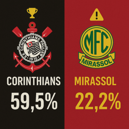 Palpites Corinthians x Mirassol (04/10/2025): Brasileirão Série A