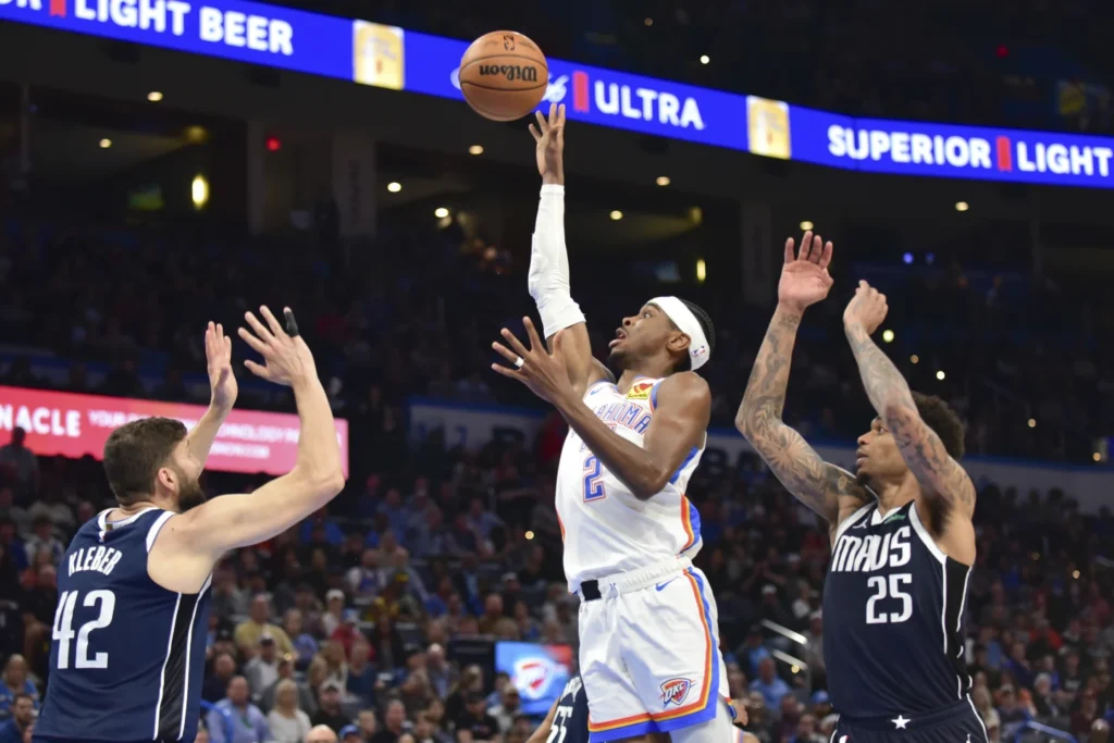 Pronóstico Dallas Mavericks vs Oklahoma City Thunder - NBA 27/10/2025 33 Pronóstico Dallas Mavericks vs Oklahoma City Thunder - NBA 27/10/2025