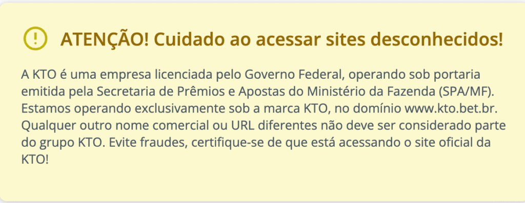 orientação da KTO na Reclame Aqui