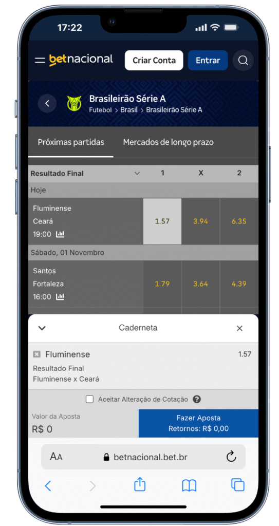 como apostar na betnacional - aposta simples