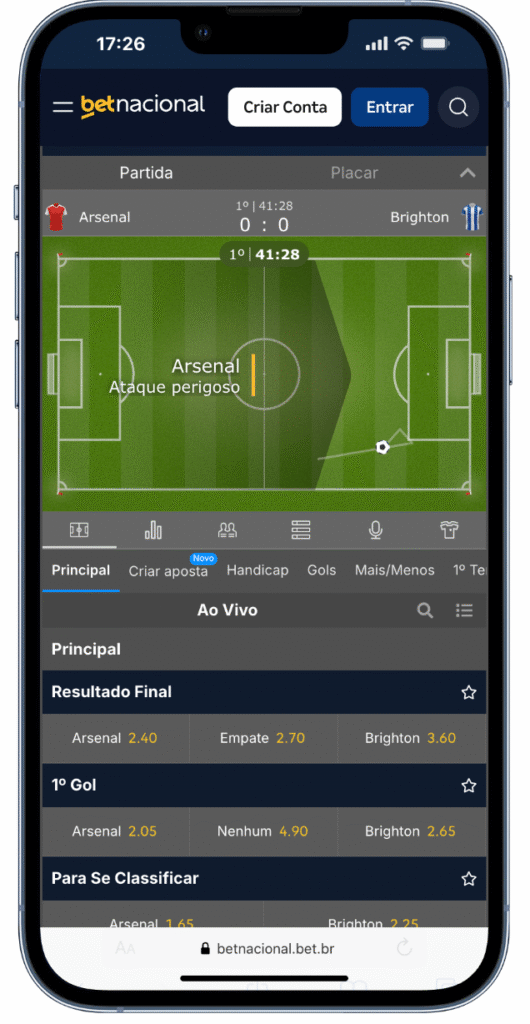 apostas ao vivo betnacional