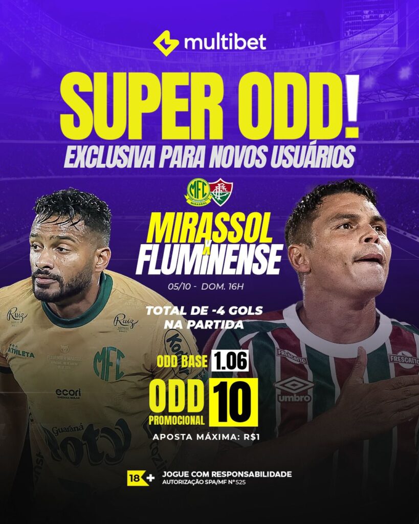Superodds Mirassol x Fluminense na Multibet