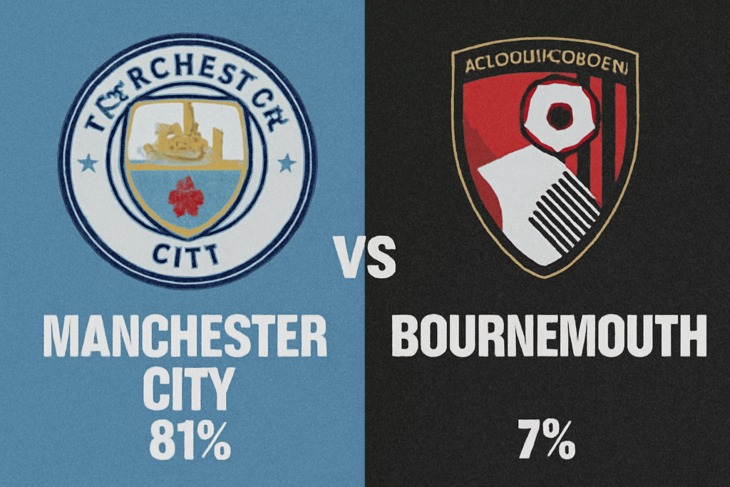 Pronóstico Manchester City vs Bournemouth - Premier League (02/11/2025) 34 Pronóstico Manchester City vs Bournemouth - Premier League (02/11/2025)