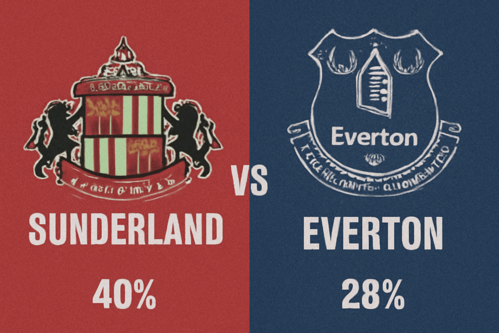 Pronóstico Sunderland vs Everton - Premier League (03/11/2025) 34 Pronóstico Sunderland vs Everton - Premier League (03/11/2025)