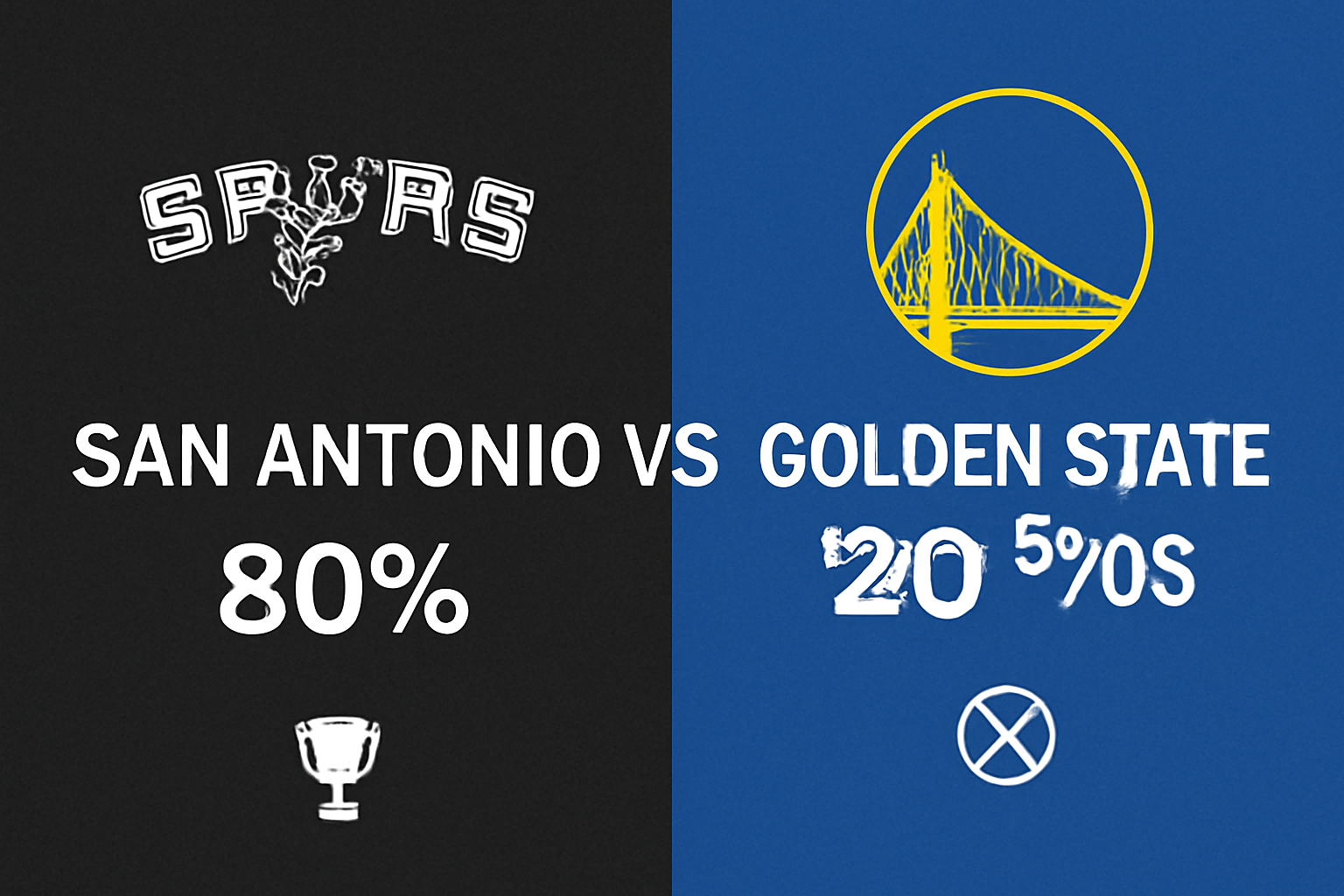 Pronóstico San Antonio Spurs vs Golden State Warriors – NBA 14/11/2025