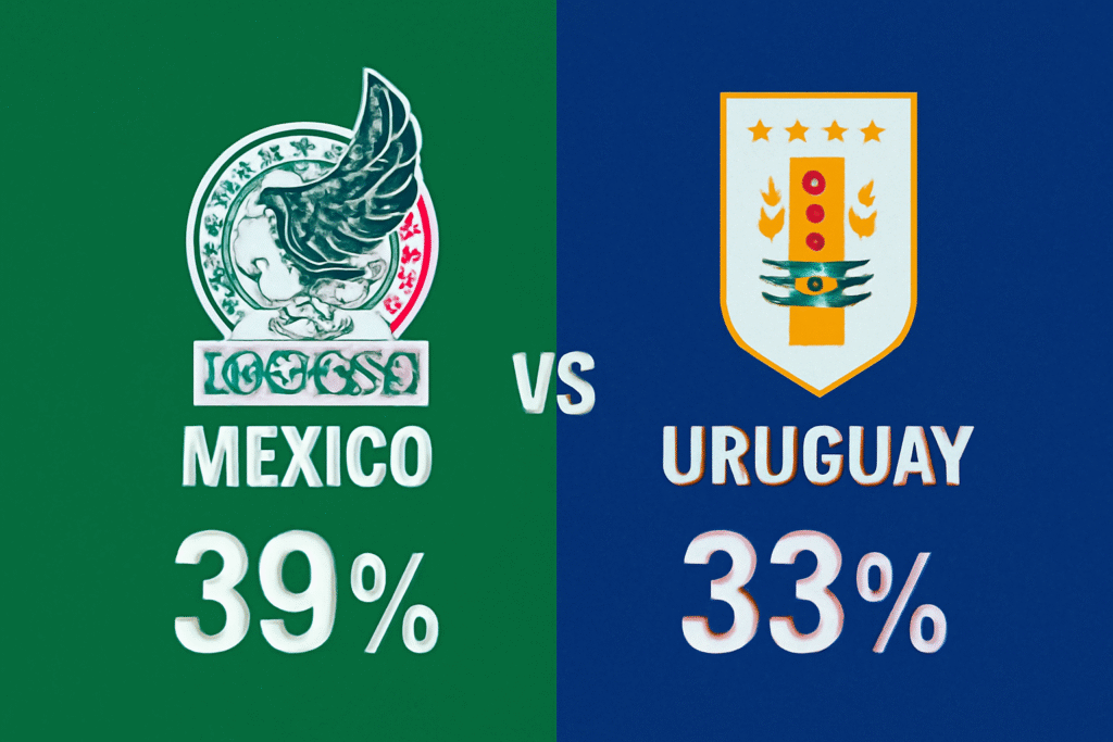 Pronóstico México vs Uruguay - Amistoso Internacional (15/11/2025)