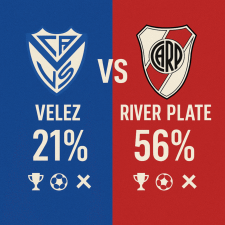 Pronóstico Vélez Sarsfield vs River Plate – Liga Argentina (16/11/2025)