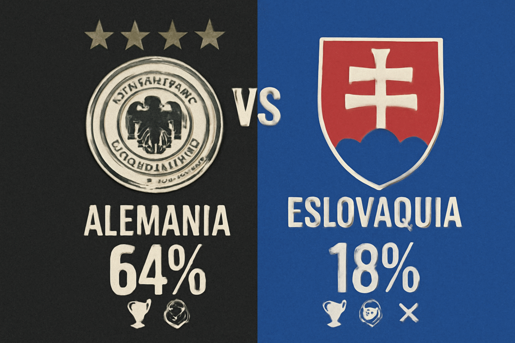 Pronóstico Alemania vs Eslovaquia - Copa del Mundo (17/11/2025) 34 Pronóstico Alemania vs Eslovaquia - Copa del Mundo (17/11/2025)