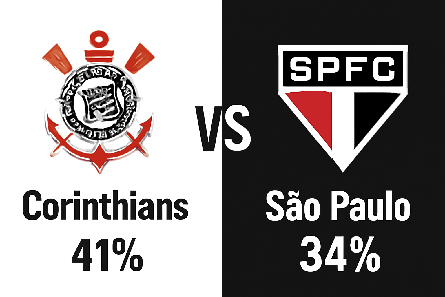 Pronóstico Corinthians vs São Paulo – Brasileirão Serie A (20/11/2025)