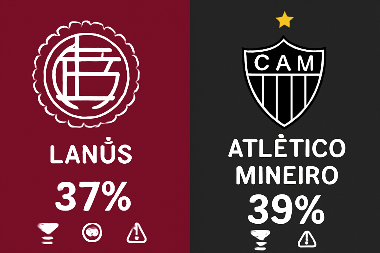 Pronóstico Lanús vs Atlético Mineiro - Final Copa Sudamericana (22 / 11 / 2025)