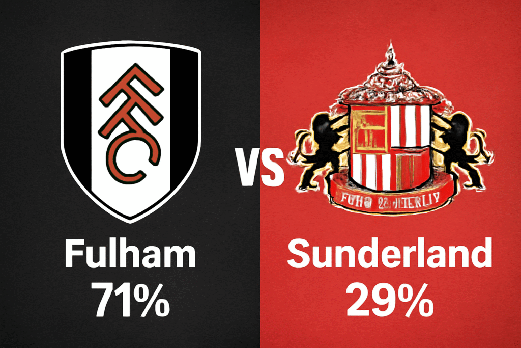 Pronóstico Fulham vs Sunderland - Premier League (22/11/2025) 34 Pronóstico Fulham vs Sunderland - Premier League (22/11/2025)