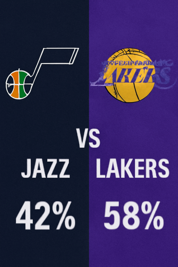 Pronóstico Utah Jazz vs Los Angeles Lakers – NBA 23/11/2025 34 Pronóstico Utah Jazz vs Los Angeles Lakers – NBA 23/11/2025