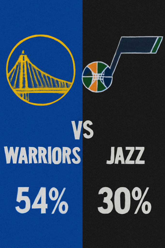 Pronóstico Golden State Warriors vs Utah Jazz – NBA 24/11/2025