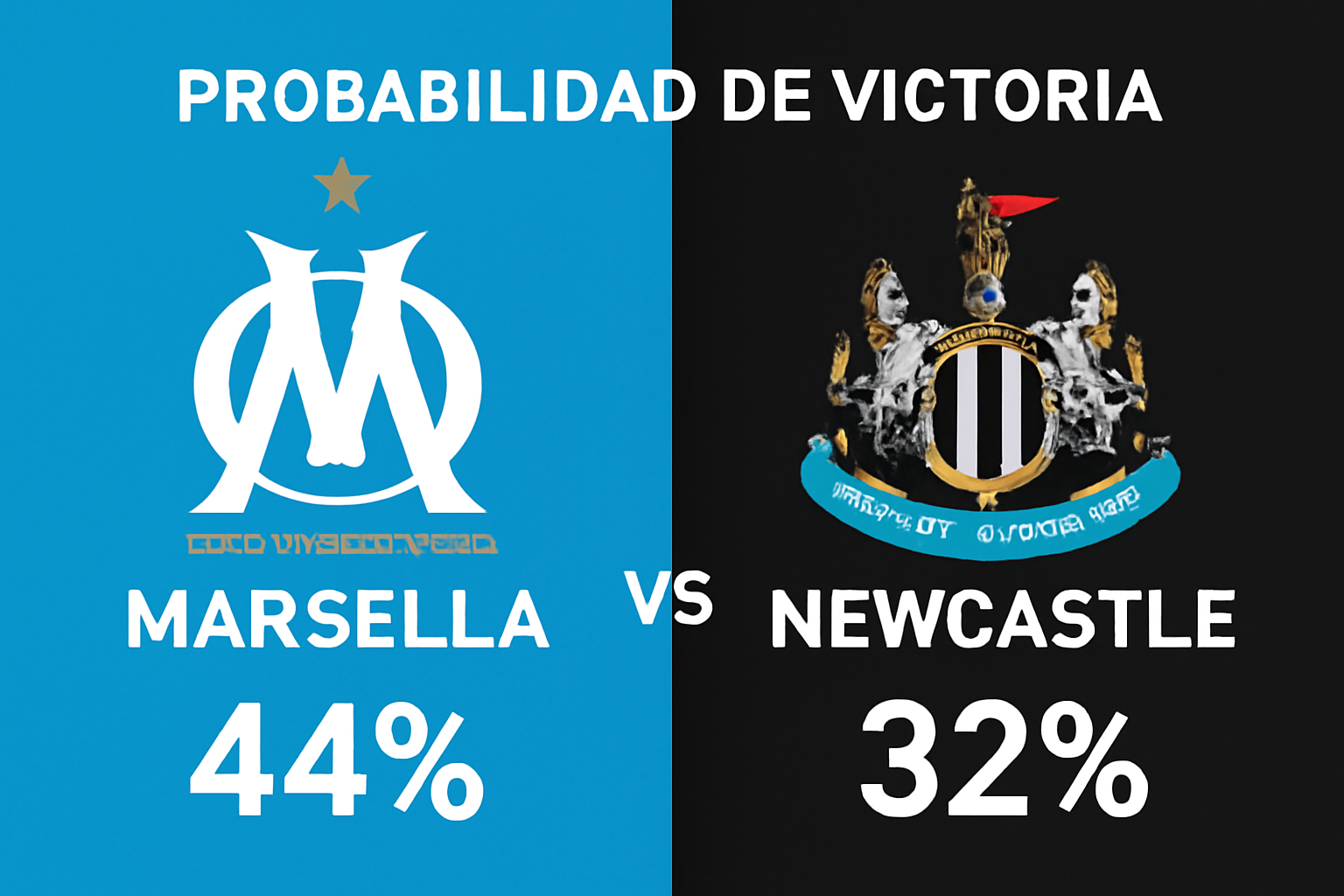 Pronóstico Olympique de Marsella vs Newcastle United - Champions League (25/11/2025)