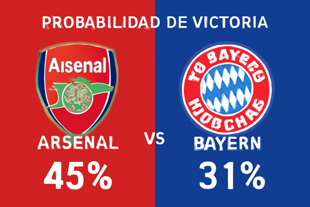 Pronóstico Arsenal vs Bayern Múnich - Champions League (26/11/2025)