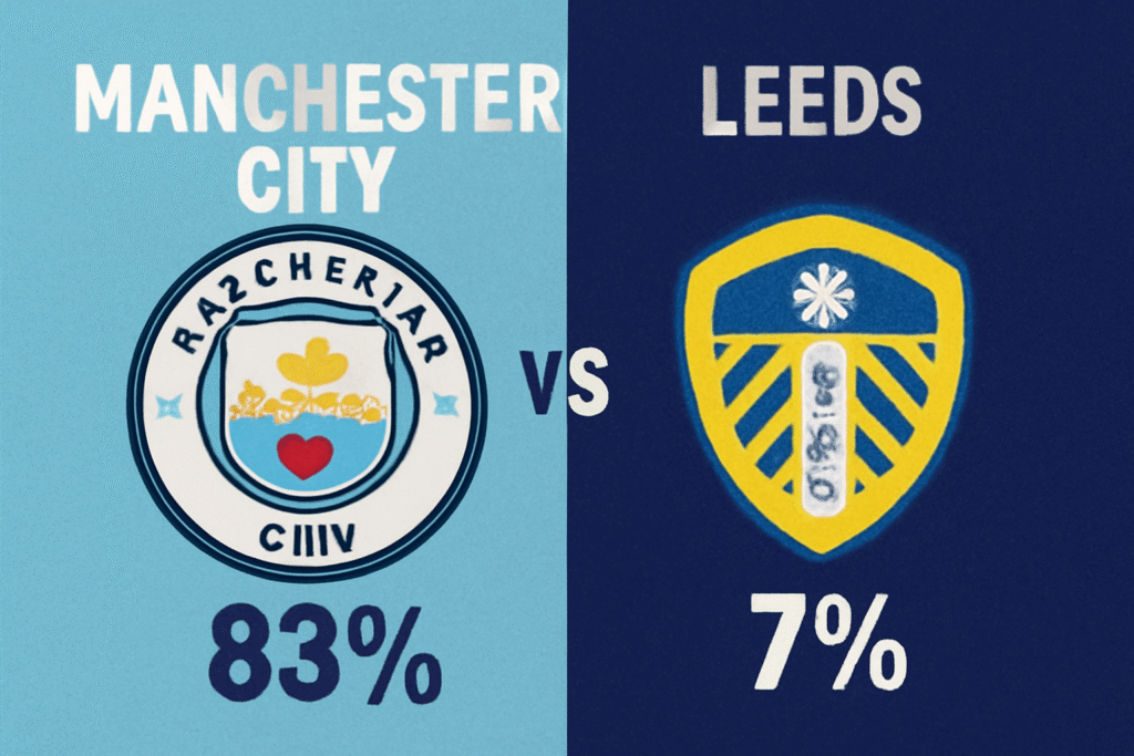 Pronóstico Manchester City vs Leeds - Premier League (29/11/2025)