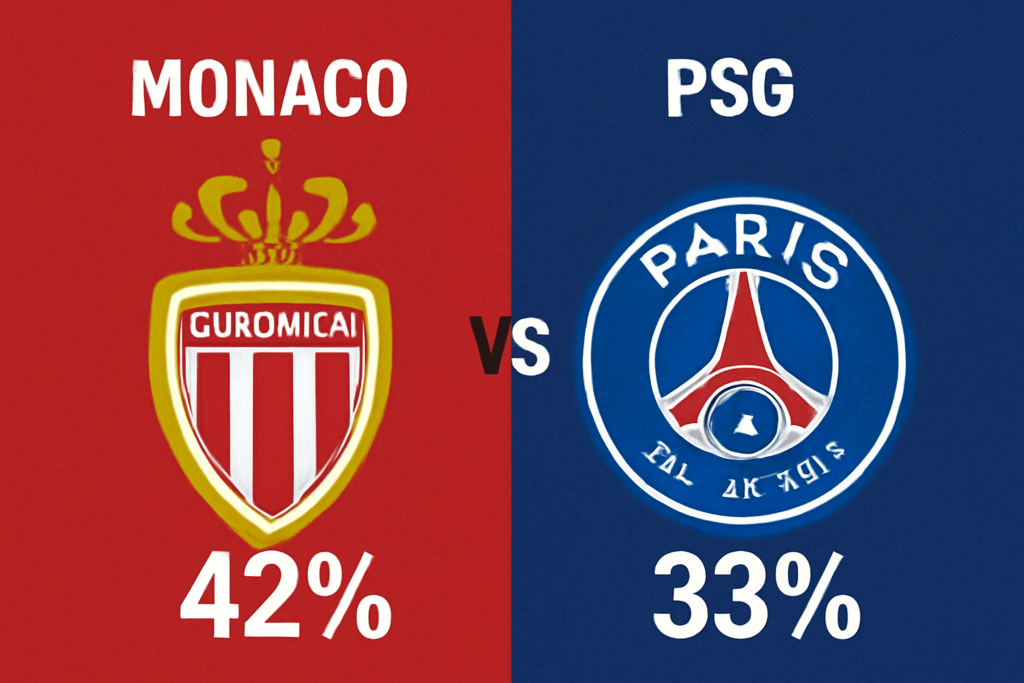 Pronóstico Mónaco vs PSG - Ligue 1 (29/11/2025)