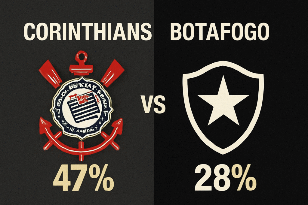 Corinthians x Botafogo - Palpites do Brasileirão Série A (30/11/2025) 34 Palpite Corinthians x Botafogo - Brasileirão Série A (30/11/2025)