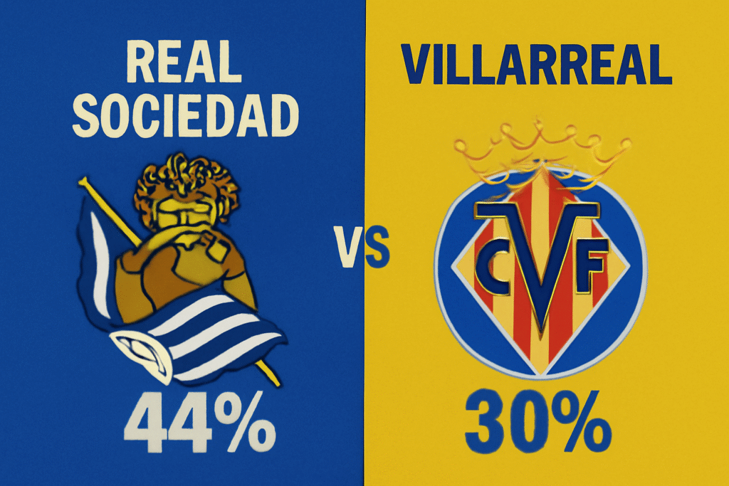 Pronóstico Real Sociedad vs Villarreal - La Liga (30/11/2025)