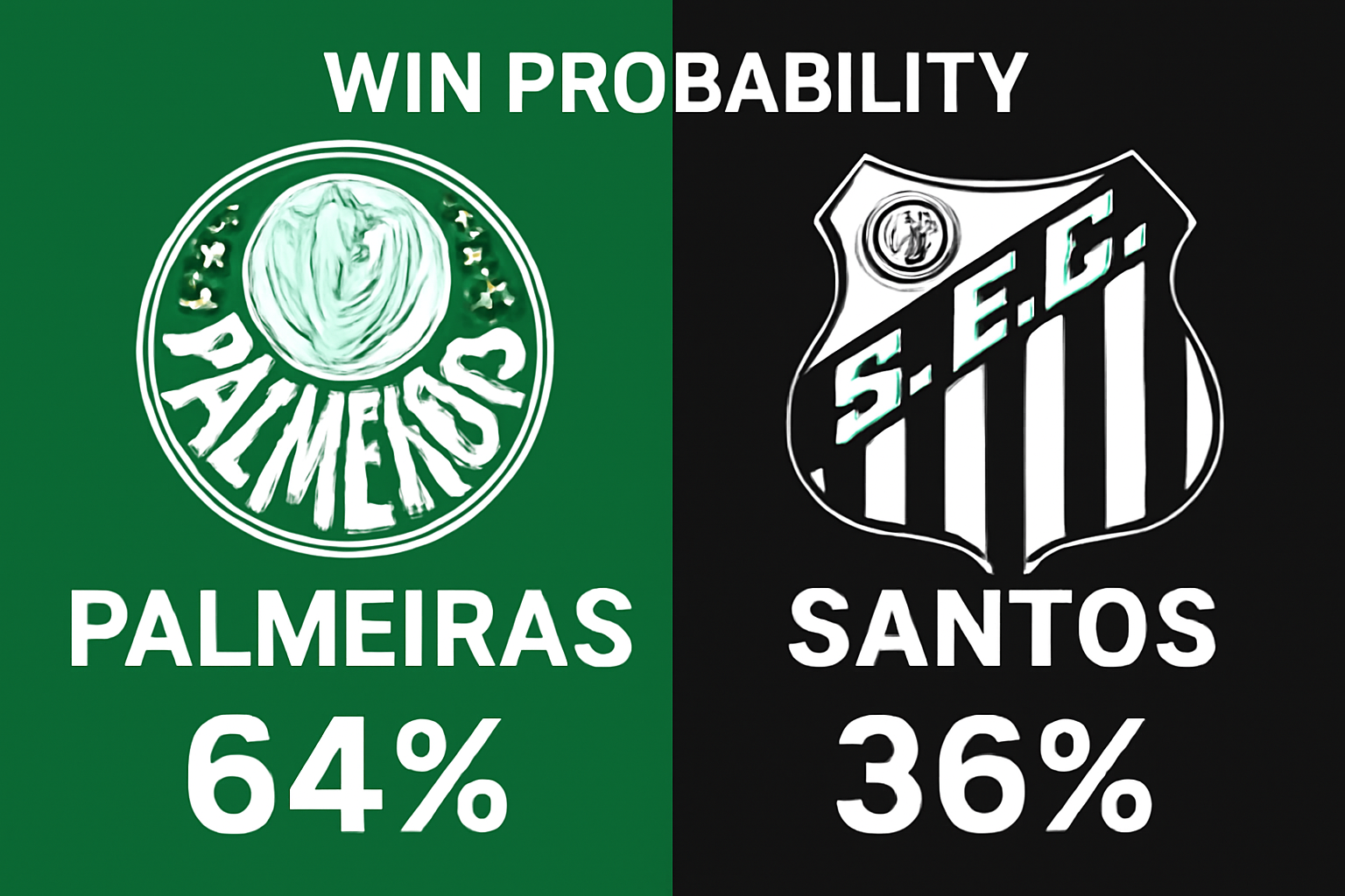 Pronóstico Palmeiras vs Santos - Brasileirão Serie A (06/11/2025)