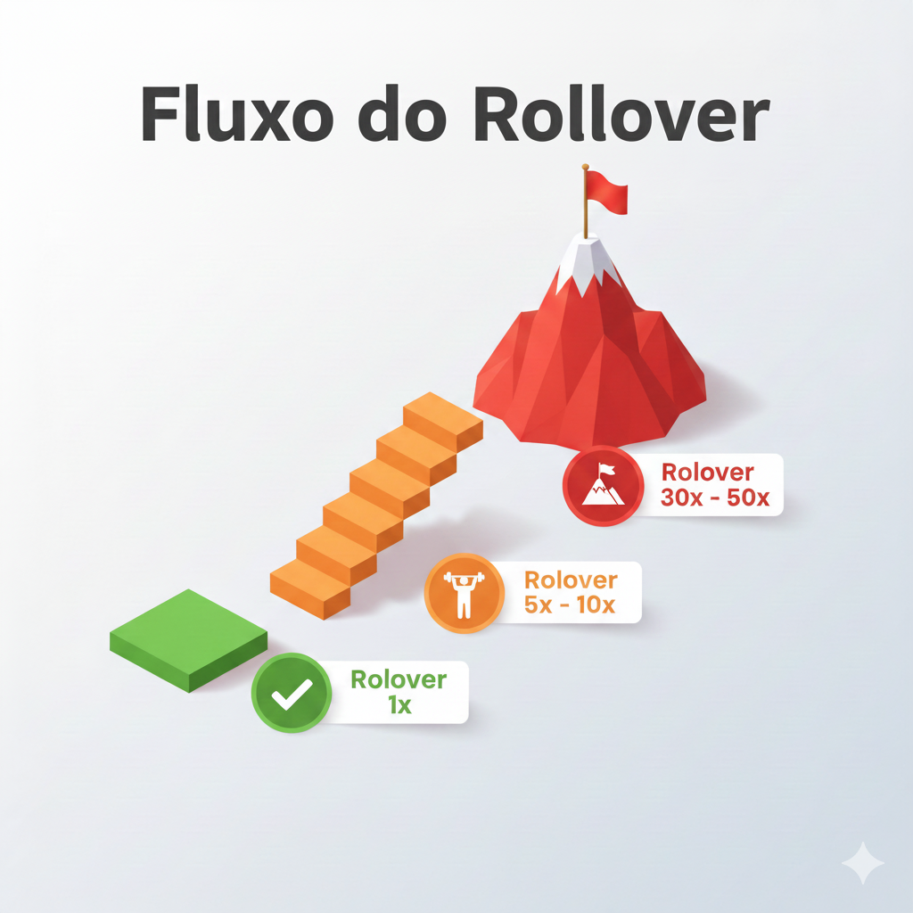 Comparação visual da dificuldade de rollover: 1x fácil, 10x médio e 36x difícil.