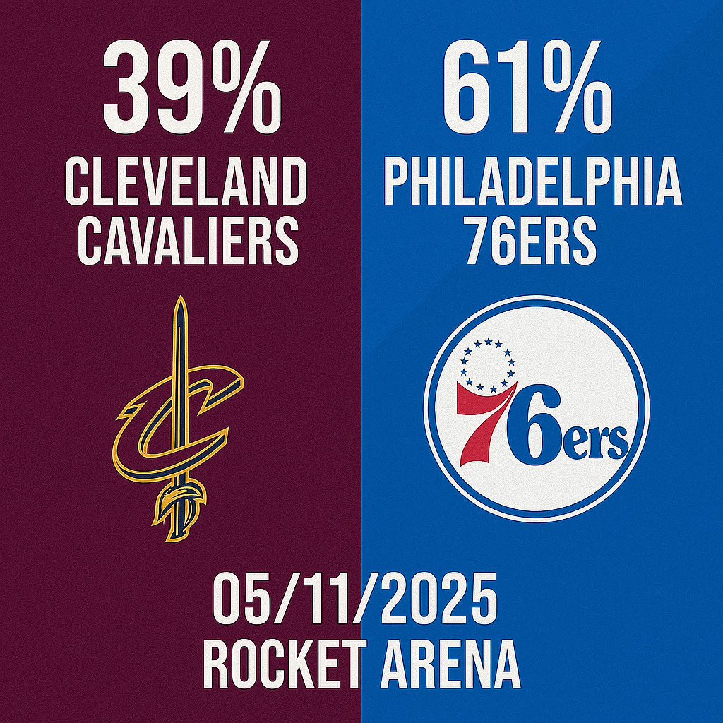 Pronóstico Cleveland Cavaliers vs Philadelphia 76ers – NBA 05/11/2025