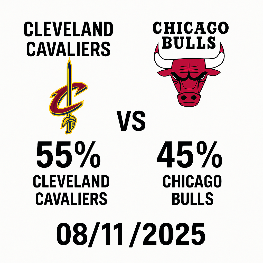 Pronóstico Cleveland Cavaliers vs Chicago Bulls – NBA 08/11/2025 34 pronostico cavaliers bulls 08 11 25