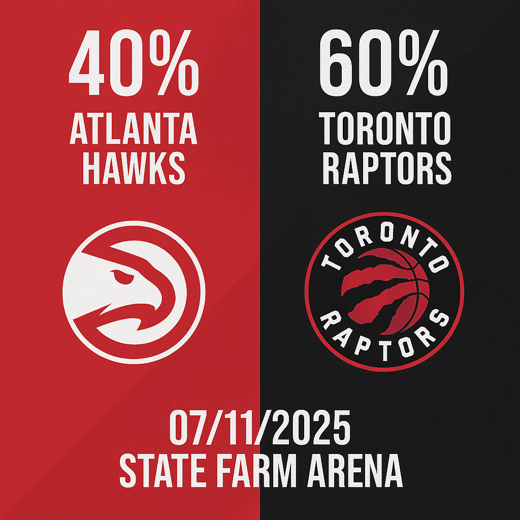 Pronóstico Atlanta Hawks vs Toronto Raptors – NBA 07/11/2025 34 Pronóstico Atlanta Hawks vs Toronto Raptors – NBA 07/11/2025