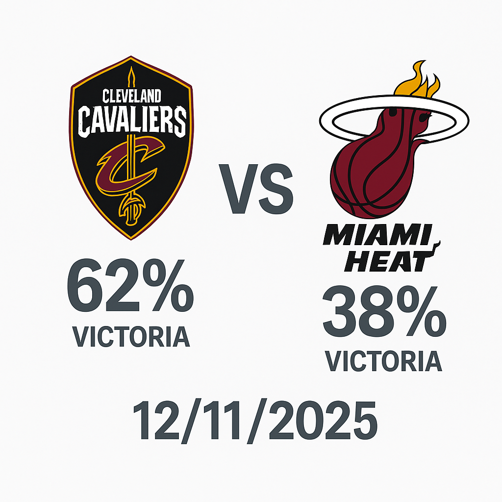 Pronóstico Miami Heat vs Cleveland Cavaliers – NBA 12/11/2025