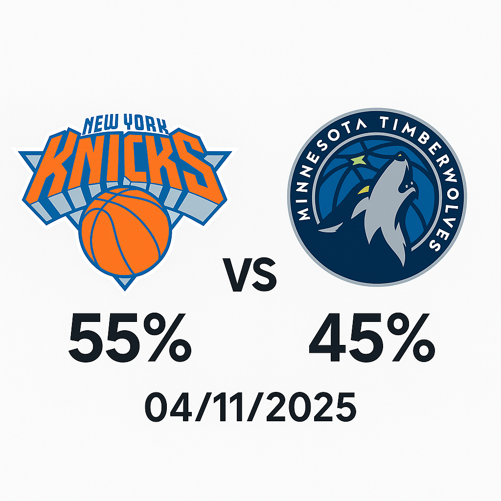 Pronóstico New York Knicks vs Minnesota Timberwolves – NBA 05/11/2025