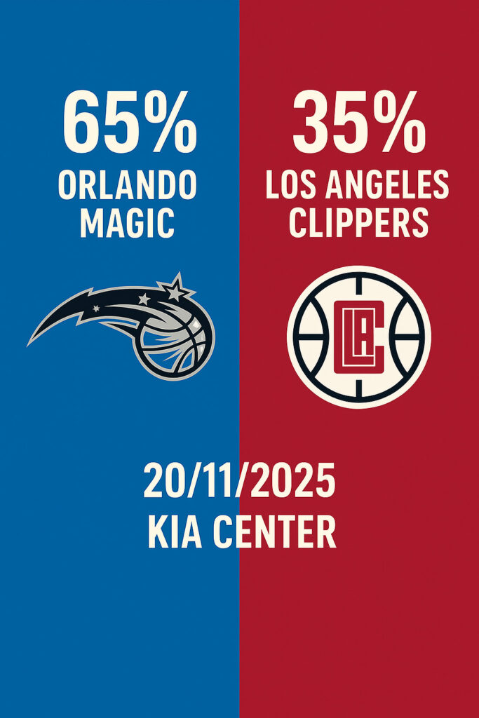 Pronóstico Orlando Magic vs Los Angeles Clippers – NBA 20/11/2025