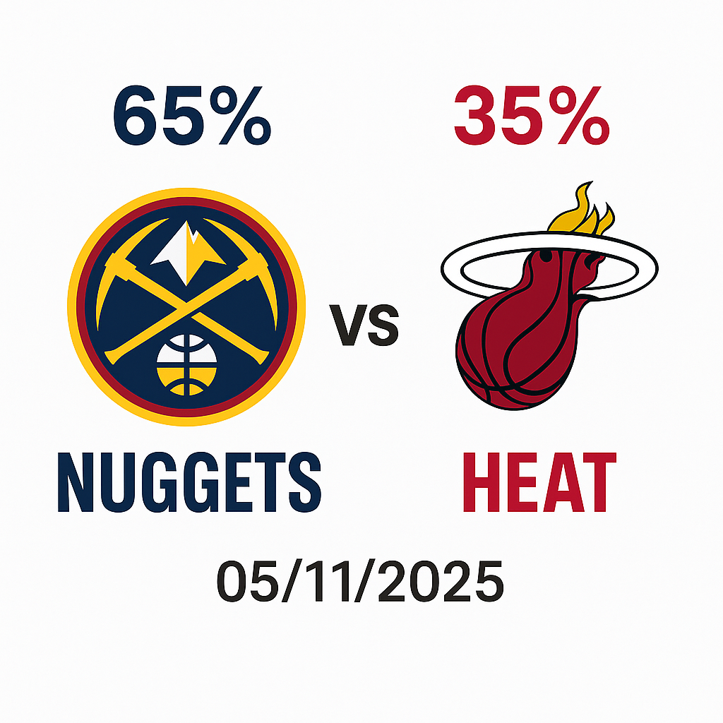 Pronóstico Denver Nuggets vs Miami Heat – NBA 05/11/2025 34 Pronóstico Denver Nuggets vs Miami Heat – NBA 05/11/2025