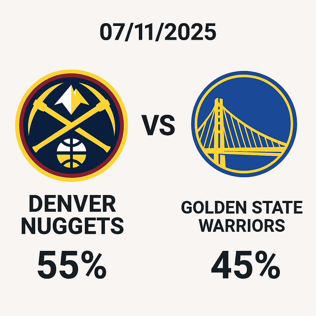Pronóstico Denver Nuggets vs Golden State Warriors – NBA 07/11/2025