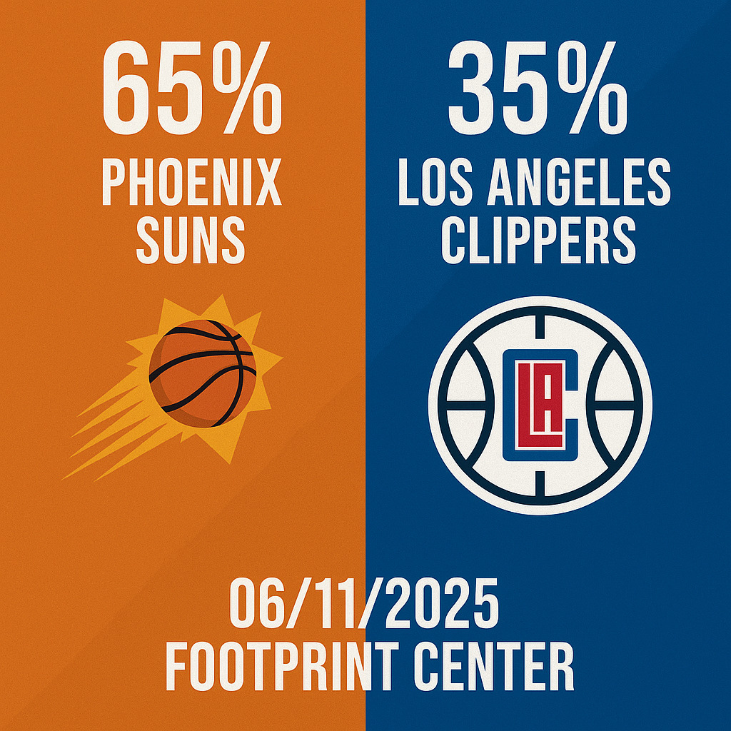 Pronóstico Phoenix Suns vs Los Angeles Clippers - NBA 6/11/2025