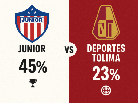 Pronóstico Junior vs Tolima – Final Ida Liga BetPlay (12/12/2025)