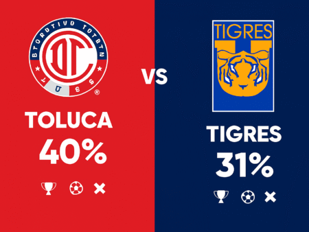 Pronóstico Toluca vs Tigres – Liga MX Final (14/12/2025)