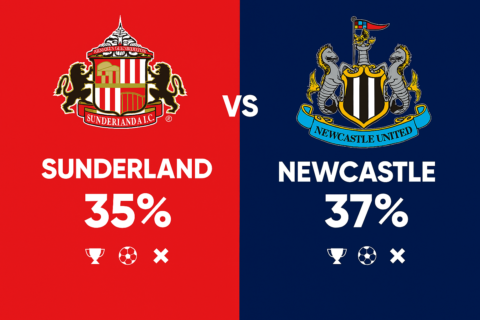 Pronóstico Sunderland vs Newcastle - Premier League (14/12/2025) 34 Pronóstico Sunderland vs Newcastle - Premier League (14/12/2025)