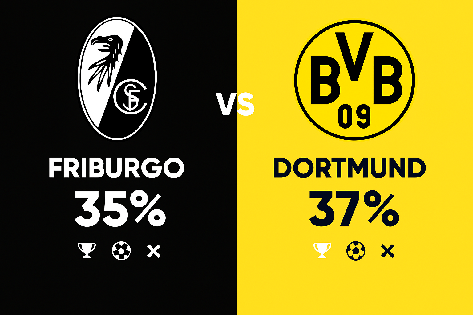 Pronóstico Friburgo vs Dortmund - Bundesliga (14/12/2025) 34 Pronóstico Friburgo vs Dortmund - Bundesliga (14/12/2025)