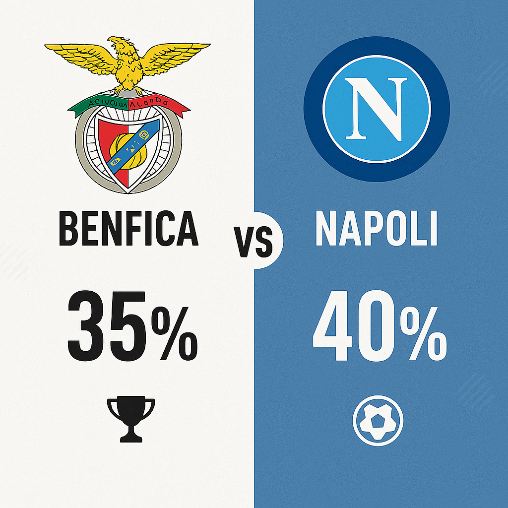 Pronóstico Benfica vs Napoli - Champions League (10/12/2025) 34 Pronóstico Benfica vs Napoli - Champions League (10/12/2025)