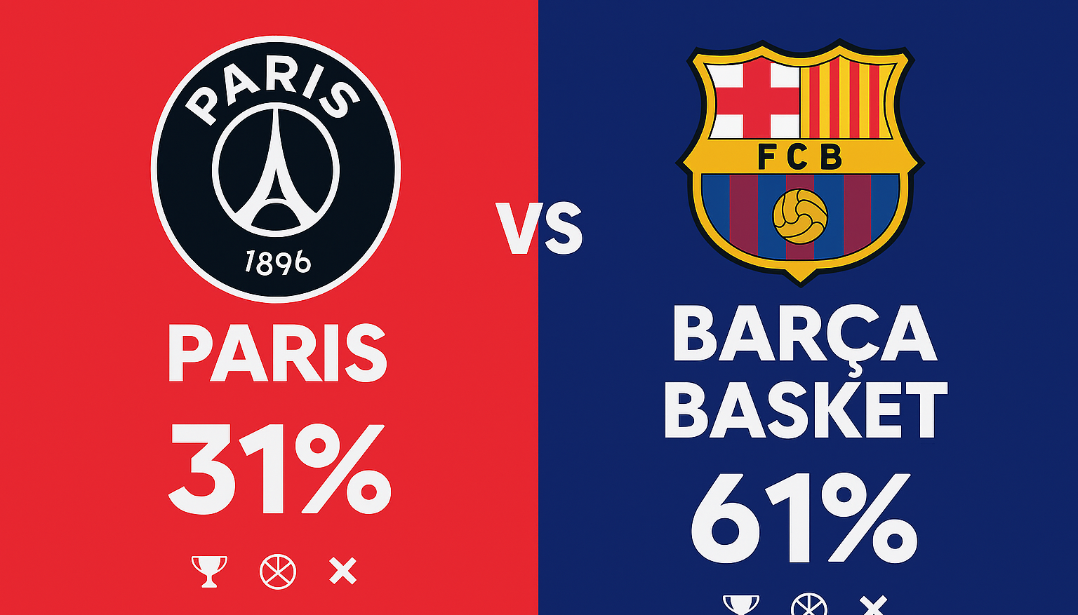 Pronóstico Paris vs Barcelona Euroliga 16/12/2025 34 Pronóstico Paris vs Barcelona Euroliga 16/12/2025