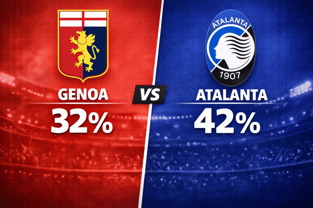Pronóstico Genoa vs Atalanta - Serie A (21/12/2025)