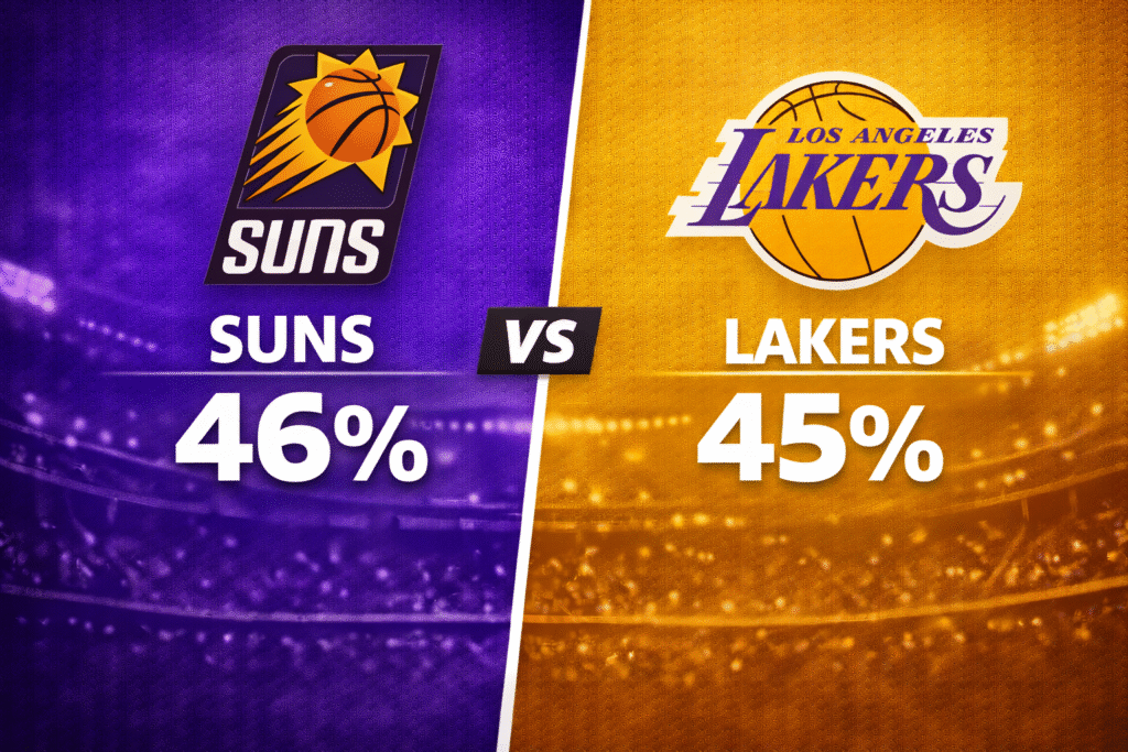 Pronóstico Phoenix Suns vs Los Angeles Lakers – NBA 23/12/25