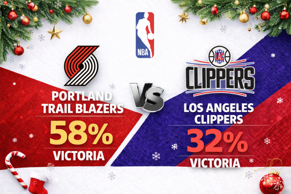Pronóstico Portland Trail Blazers vs Los Angeles Clippers – NBA 26/12/2025
